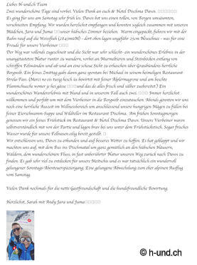 Commentaires Sarah et Andy